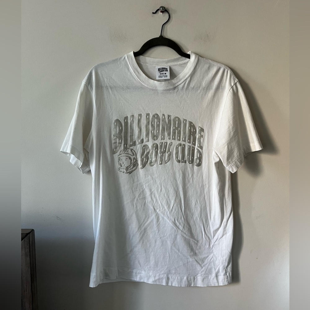 Billionaire Boys Club 100 % Cotton White Logo T-Shirt